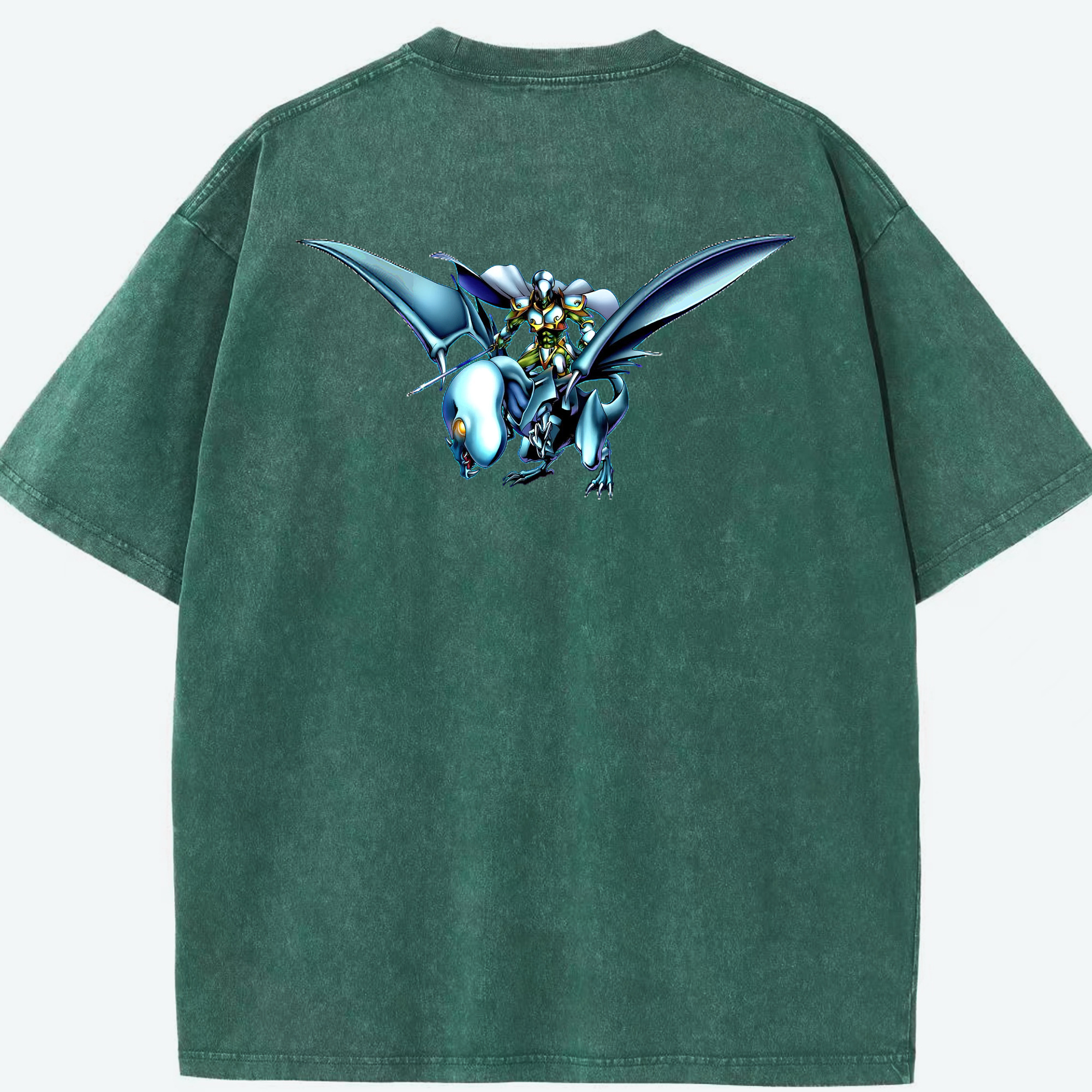 （画像用） 遊☆戯☆王 Yu-Gi-Oh! 綿100% ヴィンテージ風 半袖Tシャツ（背面プリント）